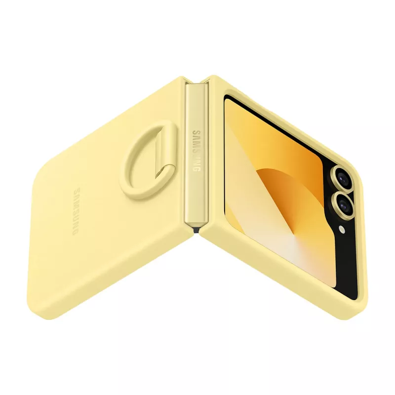 Samsung EF-PF741TYEGWW mobile phone case 17 cm (6.7 inch) Cover Yellow