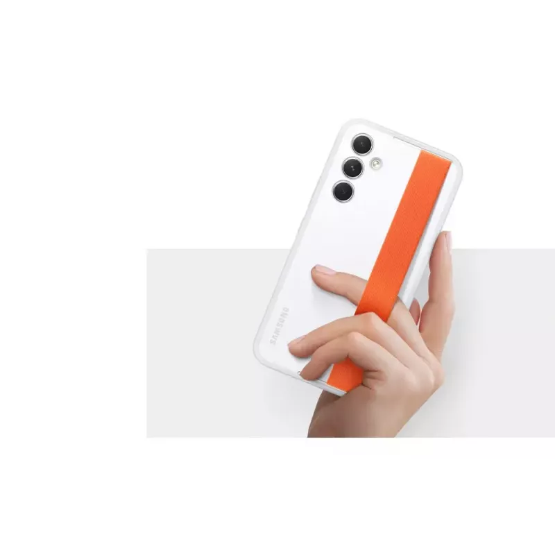 Samsung EF-XA546 mobile phone case 16.3 cm (6.4 inch) Cover Orange, White