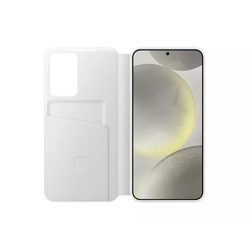 Flip case Samsung Galaxy S24+ White 6.7 inch 1 card pocket