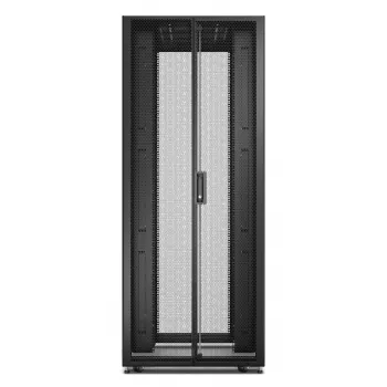 APC Easy Rack, 42U, Black, With Roof, Castors, Feet, 4 Brackets, and Bottom, No Side Panels, 1991H x 800W x 1200D mm