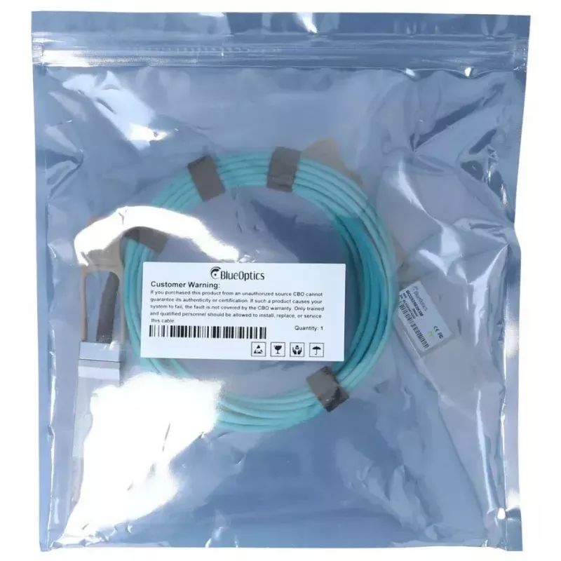 BlueOptics EX-QSFP-8LC-AOC2M-BO InfiniBand Fibre Optic Cable 2m Male/Male