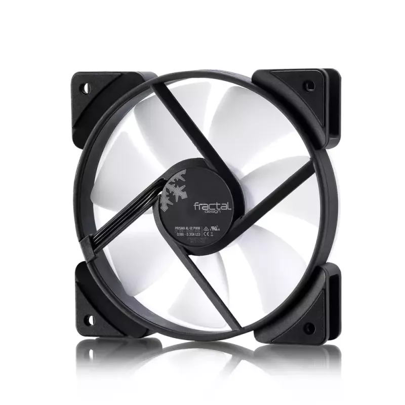 Fan Fractal Design Prisma AL-12 12 cm Black White