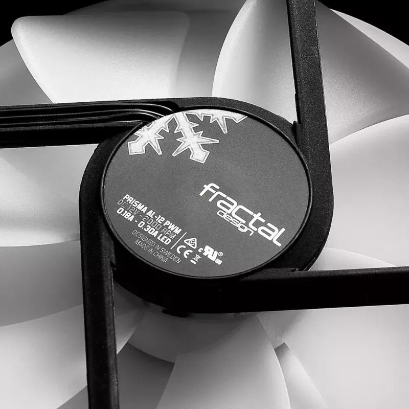 Fan Fractal Design Prisma AL-12 12 cm Black White