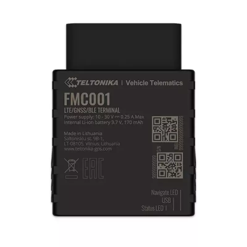 GPS tracker Teltonika FMC001 Car Black 53g