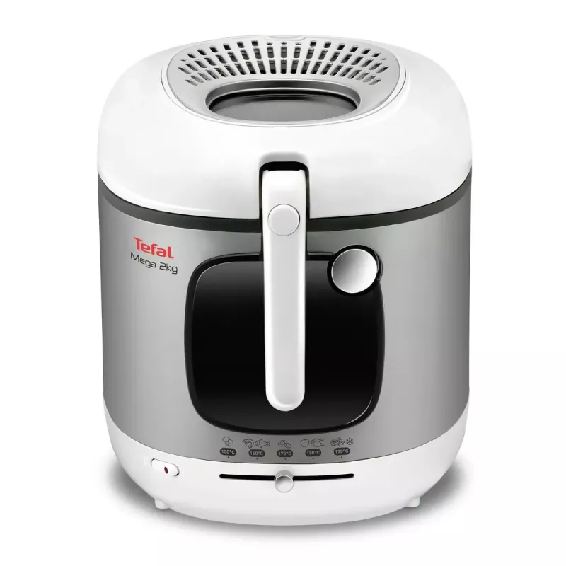 Tefal FR4800 Single Stand-alone 2100 W Deep fryer Stainless steel, White