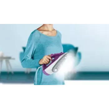 Tefal FV2836 Dry & Steam iron Ceramic soleplate 2400 W Purple, White
