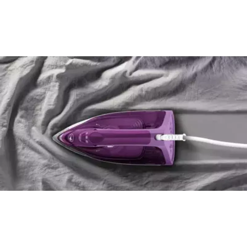 Tefal FV2836 Dry & Steam iron Ceramic soleplate 2400 W Purple, White