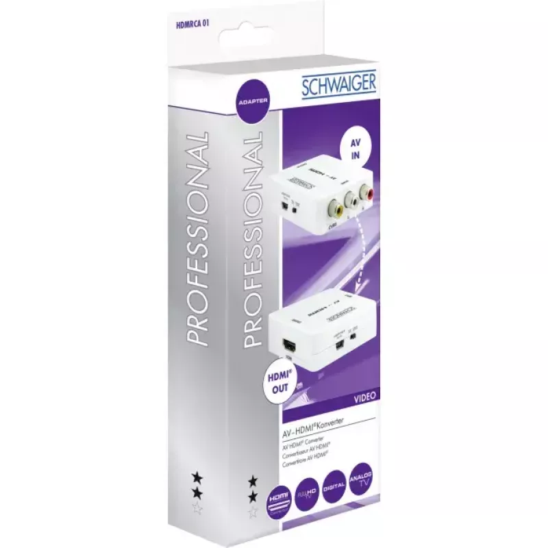 Scaler video converter Schwaiger HDMRCA01 513