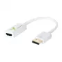 Techly IADAP DP-HDMIFP video cable adapter 0.2 m DisplayPort HDMI White