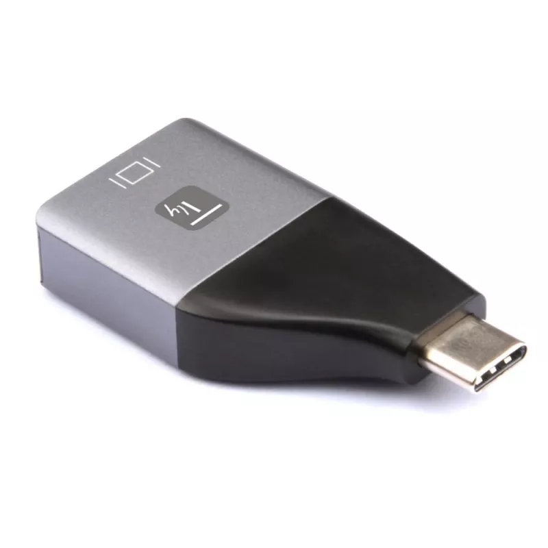 Techly IADAP USBC-DP4K USB graphics adapter 3840 x 2160 pixels Black, Silver