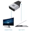 Techly IADAP USBC-DP4K USB graphics adapter 3840 x 2160 pixels Black, Silver