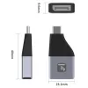 Techly IADAP USBC-DP4K USB graphics adapter 3840 x 2160 pixels Black, Silver