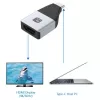 Techly IADAP USBC-HDMI4K USB graphics adapter 4096 x 2160 pixels Black, Silver