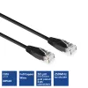 ACT Black 7 meter U/UTP CAT6 patch cable with RJ45 connectors