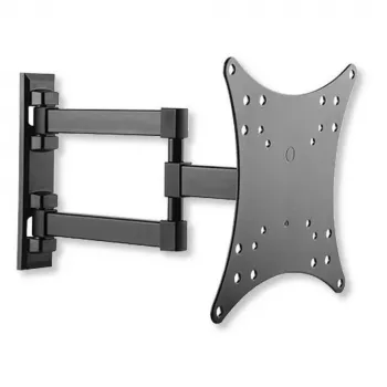 Techly Wall Mount for TV LCD LED 23-42 inch 3 Joints Tilt Black
