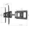 Techly ICA-PLB 148L TV mount/stand 165.1 cm (65 inch) Black