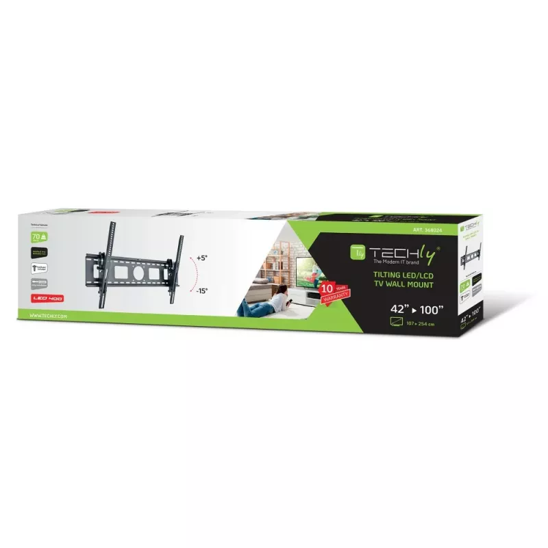 Techly ICA-PLB 622 2.54 m (100 inch) Black