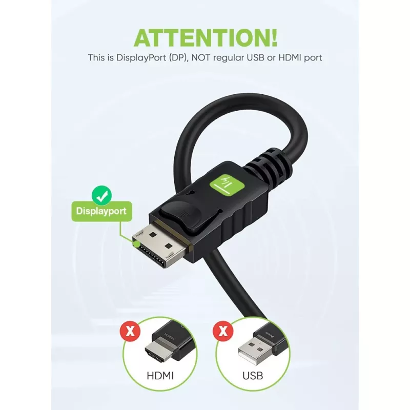 Techly Monitor DisplayPort to VGA cable 3 m ICOC DSP-V-030, 3 m, VGA (D-Sub), DisplayPort, Male, Male, Nickel