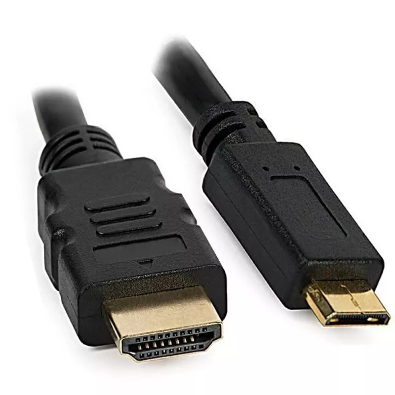 Techly 5m High Speed Cable Mini HDMI to HDMI Male / Male Black ICOC HDMI-B-050