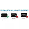 Techly 5m High Speed Cable Mini HDMI to HDMI Male / Male Black ICOC HDMI-B-050