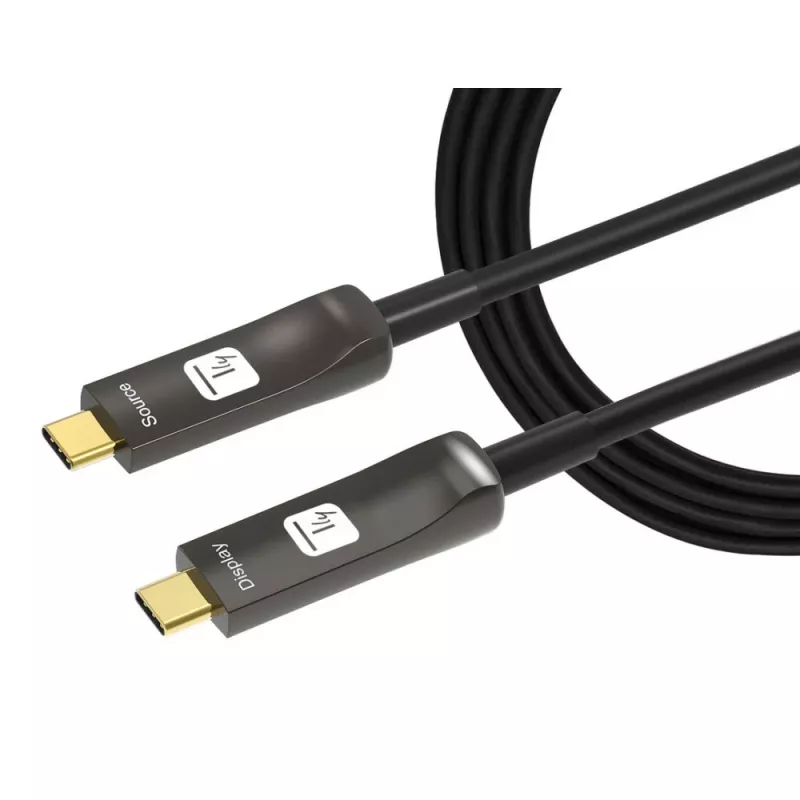 Techly ICOC-U3C-HY-010 USB cable 10 m USB C Black
