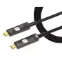 Techly ICOC-U3C-HY-010 USB cable 10 m USB C Black