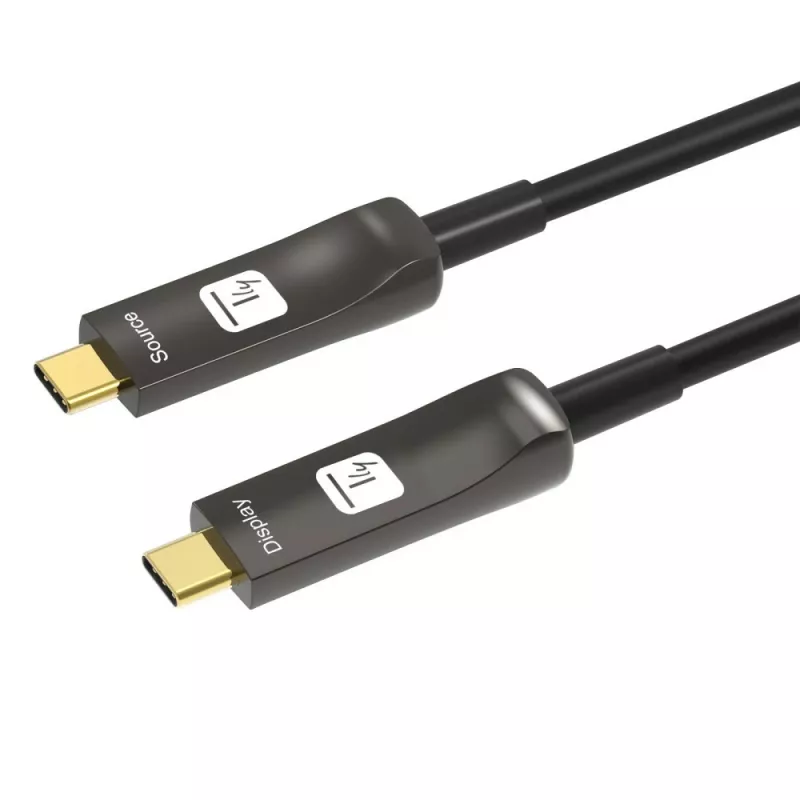 Techly ICOC-U3C-HY-010 USB cable 10 m USB C Black
