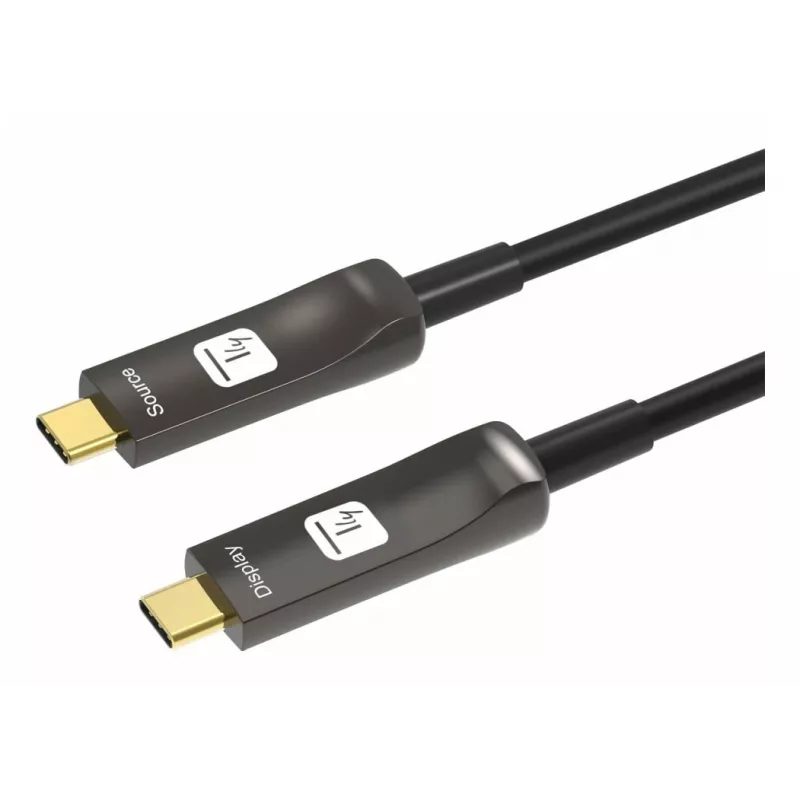 Techly ICOC-U3C-HY-020 USB cable 20 m USB C Black