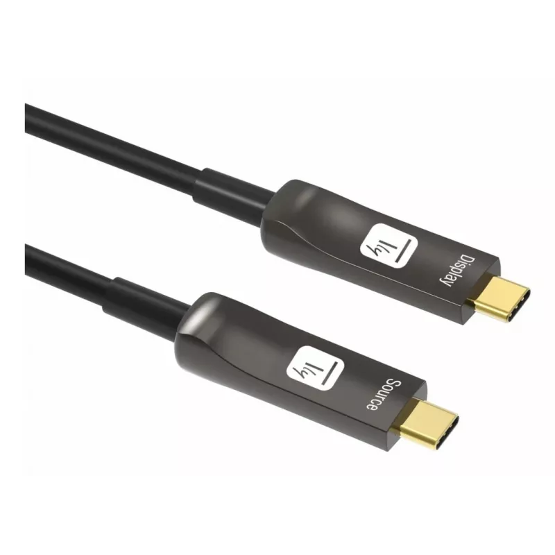 Techly ICOC-U3C-HY-020 USB cable 20 m USB C Black