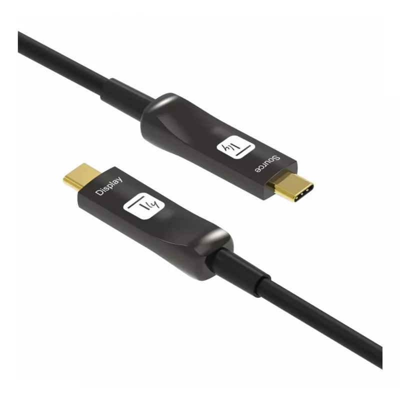 Techly ICOC-U3C-HY-020 USB cable 20 m USB C Black