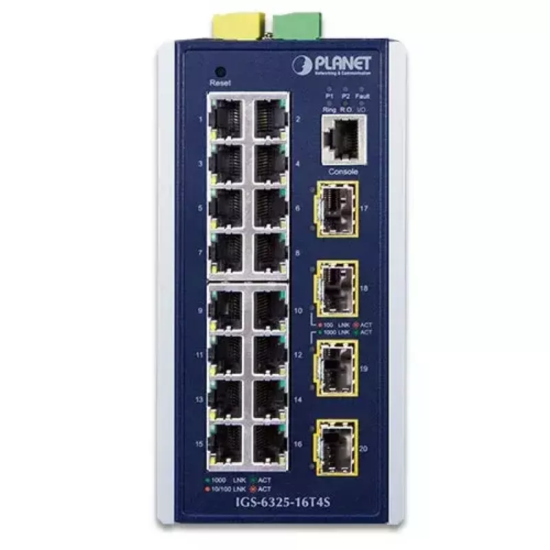 Managed L3 Gigabit Ethernet Switch PLANET IGS-6325-16T4S 16 Ports