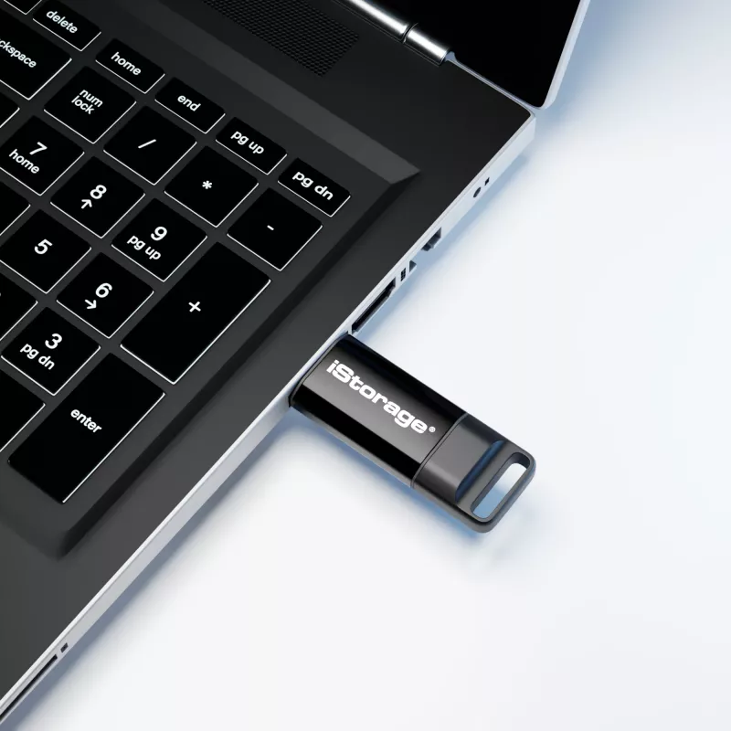 iStorage datAshur BT 64 GB | Encrypted Secure Flash Drive | Unlock via Smartphone Using Bluetooth | FIPS 140-2 Level 3 Certified | Remote Management Ready