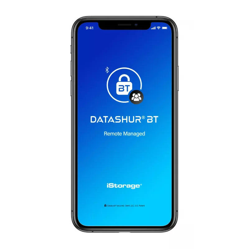 iStorage datAshur BT 64 GB | Encrypted Secure Flash Drive | Unlock via Smartphone Using Bluetooth | FIPS 140-2 Level 3 Certified | Remote Management Ready