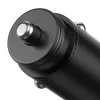 Techly Mini Car Charger USB-A and USB-C Quick Charge 3.0 38W in Black Metal