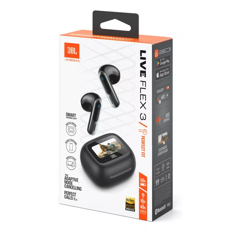 JBL Live Flex 3 Headset Wireless In-ear Calls/Music/Sport/Everyday Bluetooth Black