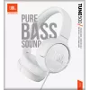 JBL Tune 500 WHITE, Wired, 20 - 20000 Hz, Music, 148 g, Headphones, White