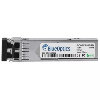 Fiber optic SFP transceiver BlueOptics JL745A-BO 550m Aluminium