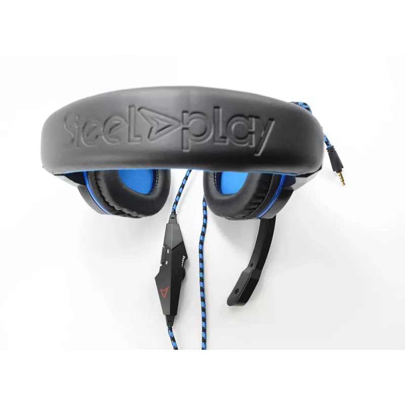 Steelplay HP41 Headset Wired Head-band Gaming Black, Blue