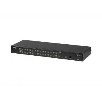 ATEN 32-Port Cat 5e/6 KVM Switch, 1920 x 1200 pixels, Ethernet LAN, Full HD, Rack mounting, 4.8 W, 1U