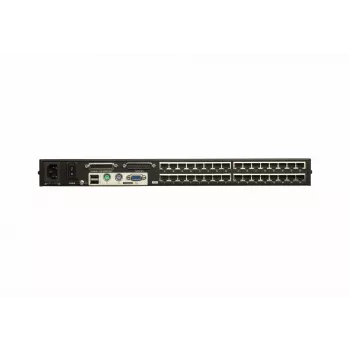 ATEN 32-Port Cat 5e/6 KVM Switch, 1920 x 1200 pixels, Ethernet LAN, Full HD, Rack mounting, 4.8 W, 1U