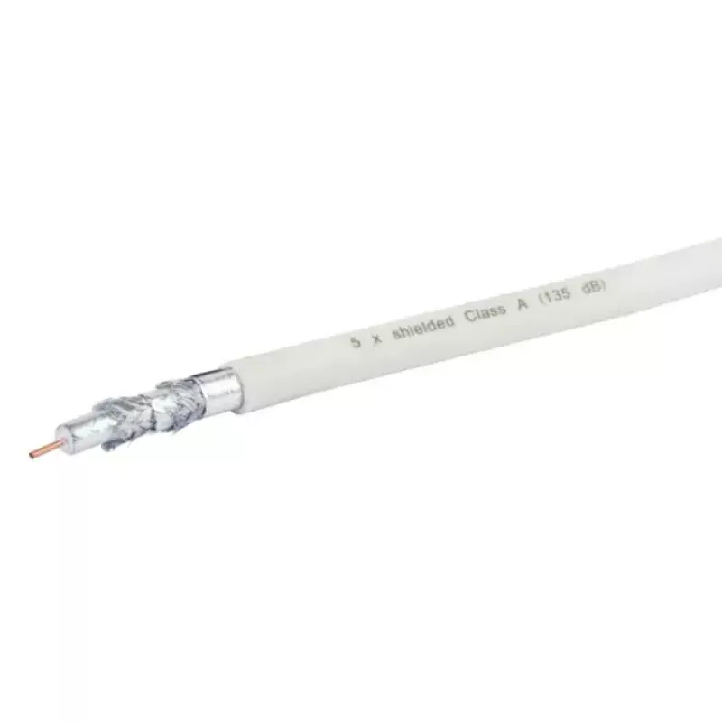 Coaxial cable Schwaiger KOX13525 052 75 Ω 25 m White