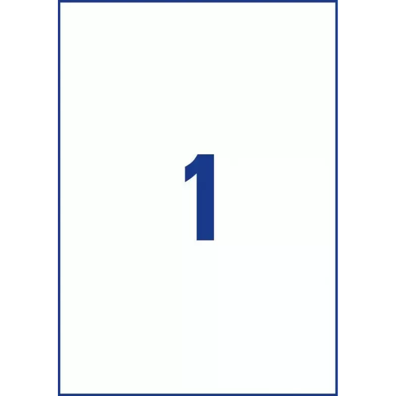 Self-adhesive label Avery L4775-20 Rounded rectangle
