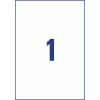 Self-adhesive Rectangle Label Avery Zweckform L4775REV-20 — White, Permanent, 210×297 mm, 20 sheets
