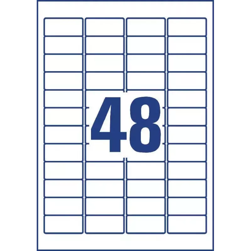 Self-adhesive label Avery L4778REV-20 Rounded rectangle