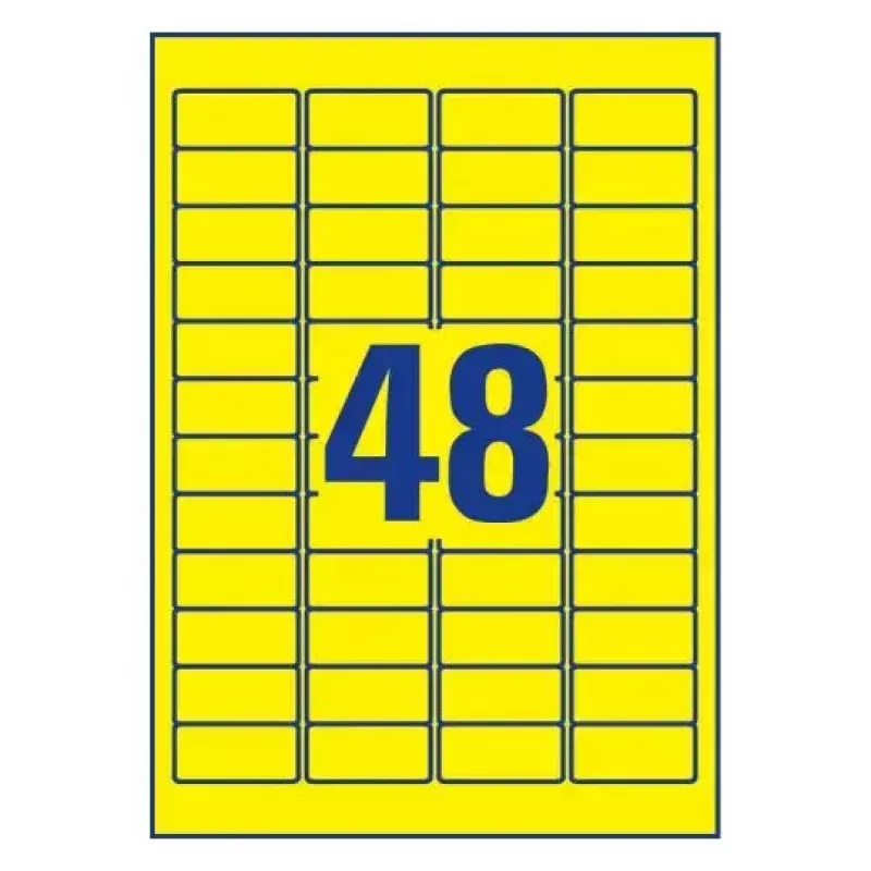 Self-adhesive label Rectangle Avery L6103-20