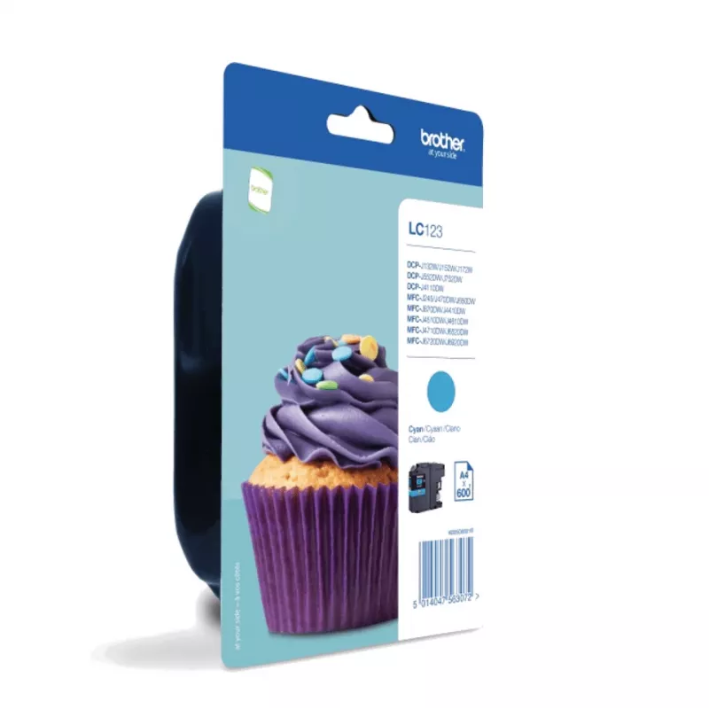 Brother LC123CBP ink cartridge 1 pc(s) Original Cyan