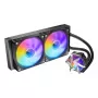 All-in-one liquid cooler Azza HEX 240 12 cm Black