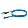 Mobile phone cable Schwaiger LPRO440 501 USB A Lightning 1.2 m Blue