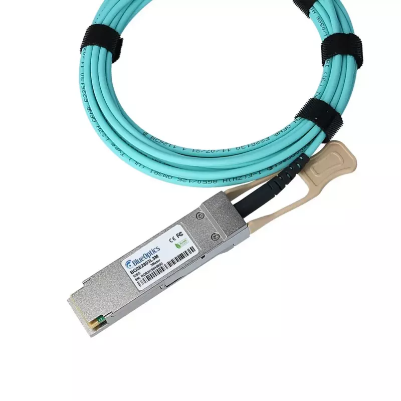 Network Cable BlueOptics MFA1A00-C015-BO QSFP28 InfiniBand 15m Orange