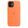 Cover Apple iPhone 12 mini Silicone Case with MagSafe Kumquat